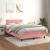 Pat box spring cu saltea, negru, 120x190 cm, catifea GartenMobel Dekor