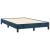 Pat box spring cu saltea, albastru închis, 120x190 cm, catifea GartenMobel Dekor