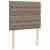 Pat cu arcuri, saltea și LED, gri taupe, 120x190 cm, textil GartenMobel Dekor