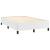Pat box spring cu saltea și LED, alb, 120x190 cm, piele eco GartenMobel Dekor