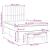 Pat box spring cu saltea, gri deschis, 120x190 cm, textil GartenMobel Dekor