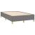 Pat box spring cu saltea, gri închis, 120x190 cm, textil GartenMobel Dekor