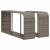 Set canapele de grădină cu perne, 11 piese, gri, poliratan GartenMobel Dekor