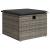 Set canapele de grădină cu perne, 11 piese, gri, poliratan GartenMobel Dekor