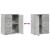 Dulapuri, 2 buc., gri beton, 60x31x70 cm, lemn prelucrat GartenMobel Dekor