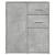 Dulapuri, 2 buc., gri beton, 60x31x70 cm, lemn prelucrat GartenMobel Dekor