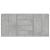 Dulapuri, 3 buc., gri beton, 60x31x84 cm, lemn prelucrat GartenMobel Dekor