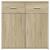 Dulapuri, 2 buc., stejar sonoma, 79x38x80 cm, lemn prelucrat GartenMobel Dekor