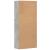 Dulap înalt, gri beton, 80x35x180 cm, lemn prelucrat GartenMobel Dekor
