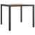 Set mobilier de grădină cu perne, 5 piese, negru, poliratan GartenMobel Dekor