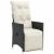 Set mobilier de grădină cu perne, 9 piese, negru, poliratan GartenMobel Dekor