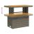 Set mobilier de grădină cu perne, 4 piese, gri, poliratan GartenMobel Dekor