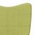 Scaun de relaxare cu taburet, verde, textil GartenMobel Dekor