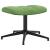 Scaun de relaxare cu taburet, verde deschis, catifea GartenMobel Dekor