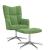 Scaun de relaxare cu taburet, verde deschis, catifea GartenMobel Dekor