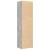 Dulap înalt, gri beton, 50x42,5x185 cm, lemn prelucrat GartenMobel Dekor