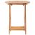 Set mobilier bistro, 3 piese, textil taupe/lemn masiv GartenMobel Dekor