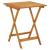 Set mobilier bistro, 3 piese, bej, polipropilenă și lemn masiv GartenMobel Dekor