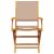Set mobilier de grădină 5 piese textil taupe/lemn masiv GartenMobel Dekor