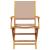 Set mobilier de grădină 5 piese textil taupe/lemn masiv GartenMobel Dekor
