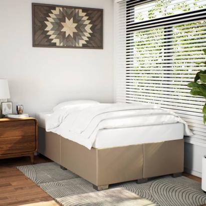 Cadru de pat fără saltea cappuccino 120x190cm piele artificială GartenMobel Dekor