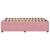 Cadru de pat fără saltea roz 120x190 cm catifea GartenMobel Dekor