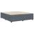 Cadru de pat fără saltea, gri închis, 180x200 cm, catifea GartenMobel Dekor