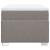 Pat box spring cu saltea, gri taupe, 90x200 cm, textil GartenMobel Dekor