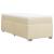 Pat box spring cu saltea, crem, 90x200 cm, textil GartenMobel Dekor