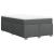 Pat box spring cu saltea, gri închis, 120x190 cm, textil GartenMobel Dekor