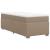 Pat box spring cu saltea, cappuccino, 100x200cm piele ecologică GartenMobel Dekor