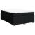 Pat box spring cu saltea, negru, 140x190 cm, textil GartenMobel Dekor