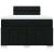 Pat box spring cu saltea, negru, 120x200 cm, textil GartenMobel Dekor
