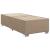 Pat box spring cu saltea, cappuccino, 100x200cm piele ecologică GartenMobel Dekor
