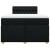 Pat box spring cu saltea, negru, 120x200 cm, textil GartenMobel Dekor