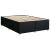 Pat box spring cu saltea, negru, 140x190 cm, textil GartenMobel Dekor