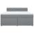 Pat continental, gri deschis, 180x200 cm, material textil GartenMobel Dekor