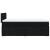 Pat box spring cu saltea, negru, 80x200 cm, textil GartenMobel Dekor
