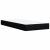 Pat box spring cu saltea, negru, 80x200 cm, textil GartenMobel Dekor