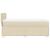 Pat box spring cu saltea, crem, 80x200 cm, textil GartenMobel Dekor