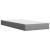 Pat box spring cu saltea, gri deschis, 90x190 cm, textil GartenMobel Dekor