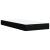 Pat box spring cu saltea, negru, 90x190 cm, textil GartenMobel Dekor