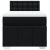 Pat box spring cu saltea, negru, 90x190 cm, textil GartenMobel Dekor