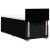 Pat box spring cu saltea, negru, 90x190 cm, textil GartenMobel Dekor