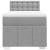 Pat box spring cu saltea, gri deschis, 90x200 cm, textil GartenMobel Dekor