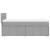 Pat box spring cu saltea, gri deschis, 90x200 cm, textil GartenMobel Dekor