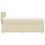 Pat box spring cu saltea, crem, 90x200 cm, textil GartenMobel Dekor