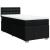Pat box spring cu saltea, negru, 100x200 cm, textil GartenMobel Dekor
