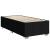 Pat box spring cu saltea, negru, 100x200 cm, textil GartenMobel Dekor