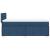 Pat box spring cu saltea, albastru, 100x200 cm, textil GartenMobel Dekor
